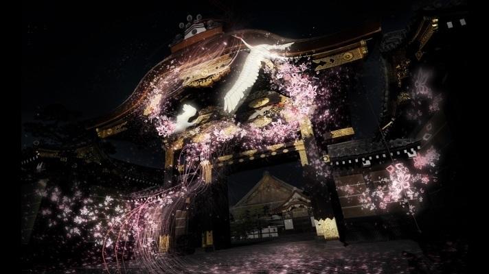 二条城で初！　桜×プロジェクションマッピングで最先端のお花見を体験しよう♪